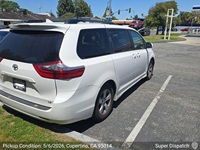 Toyota Sienna auto transport pickup in Cupertino, California before shipping to Glendora, California