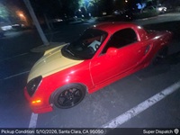 Toyota MR2 Spyder auto transport pickup in Santa Clara, California before shipping to Long Beach, California